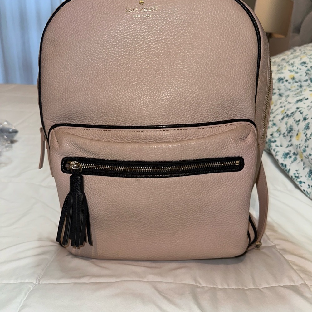 Kate Spade Blush and Black Backpack